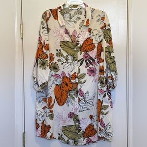 Women's Floral print cover up